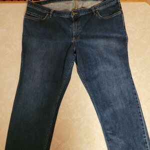 Women's Straight Leg Jeans - Blue